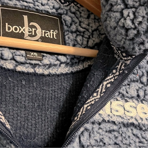 Boxercraft Hershey’s Kisses Blue Fleece Pullover Size XS - Picture 5 of 9